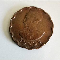 Monnaie ÉTHOPIE, HAILE SELASSIE I  - 25 Cents - 1944